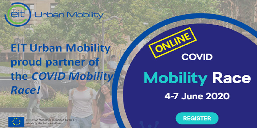 EIT Urban Mobility is proud partner of the COVID Mobility Race 2020