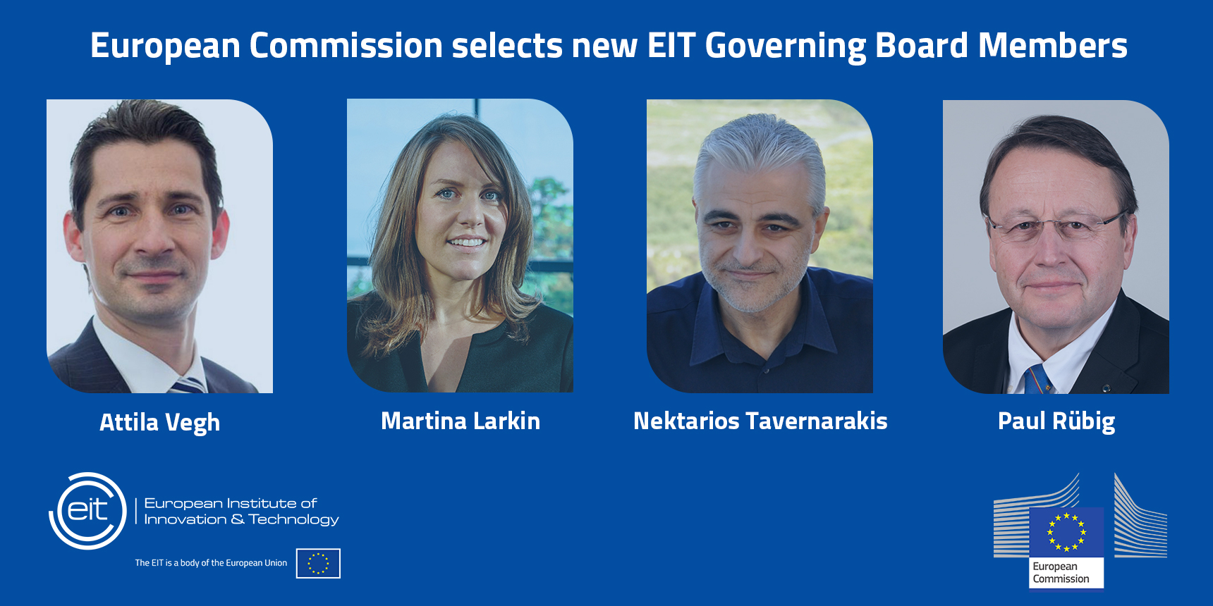 European Commission welcomes four new members to the Governing Board of the European Institute of Innovation and Technology