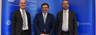 Martin Kern, Margaritas Schinas, Gabor Zupko, EIT, EU Commission
