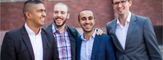 The Greenely team (left to right): Tanmoy Bari, Simon Kalicinski, Mohammed Al Abassi and Fredrik Hagblom