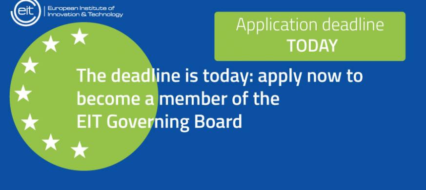 Call for Expressions of Interest to select five new members of the EIT Governing Board Call for Expressions of Interest to select five new members of the EIT Governing Board