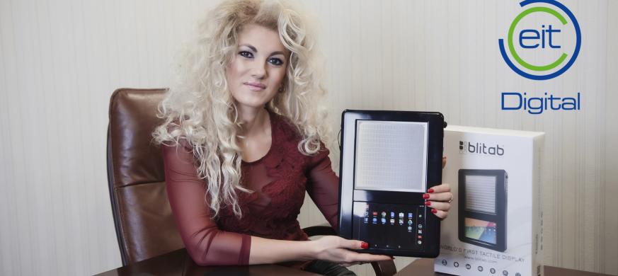 Kristina Tsvetanova of EIT Digital-supported BLITAB Technology wins EU Prize Kristina Tsvetanova of EIT Digital-supported BLITAB Technology wins EU Prize