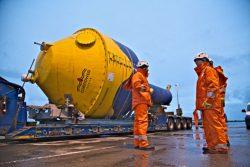 The CorPower C3 Wave Energy Converter has been delivered to Orkney, Scotland where it will be deployed at the European Marine Energy Centre’s (EMEC) Scapa Flow site. 