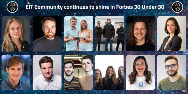 EIT Community entrepreneurs recognised in Forbes 30 Under 30