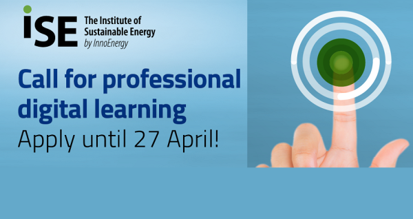 EIT InnoeEnergy Call for professional digital learning - Apply until 27 April!