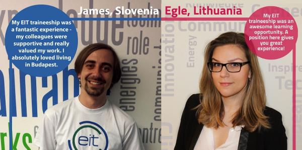 Join us as a trainee at the EIT!