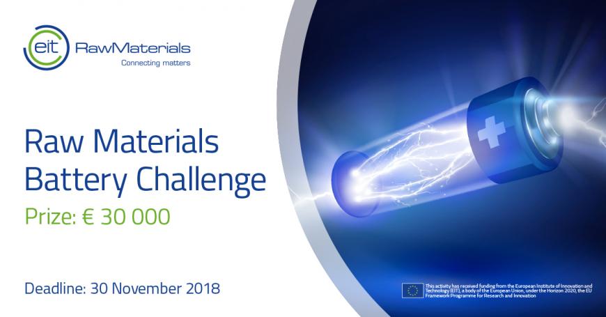 EIT RawMaterials Battery Challenge EIT RawMaterials Battery Challenge