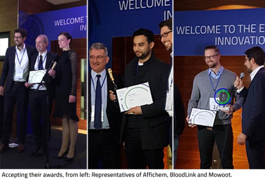 Affichem, BloodLink and Mowoot win audience vote of European Health Catapult contest Affichem, BloodLink and Mowoot win audience vote of European Health Catapult contest