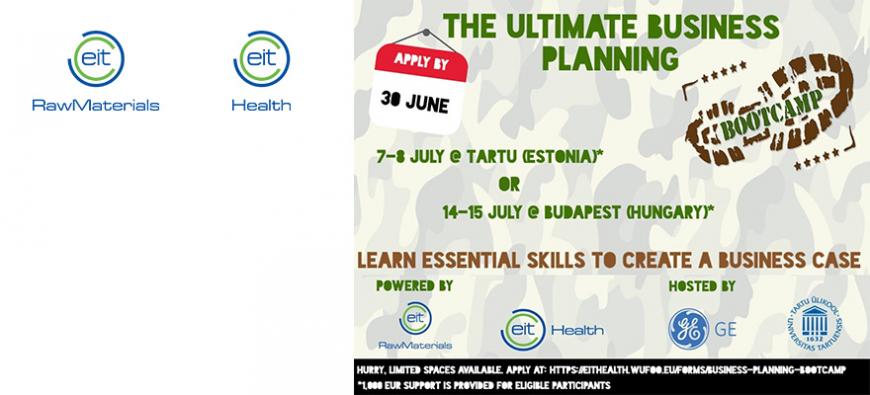 EIT Health EIT Raw Materials bootcamps EIT Health EIT Raw Materials bootcamps