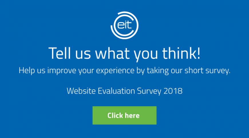 EIT 2018 website survey EIT 2018 website survey