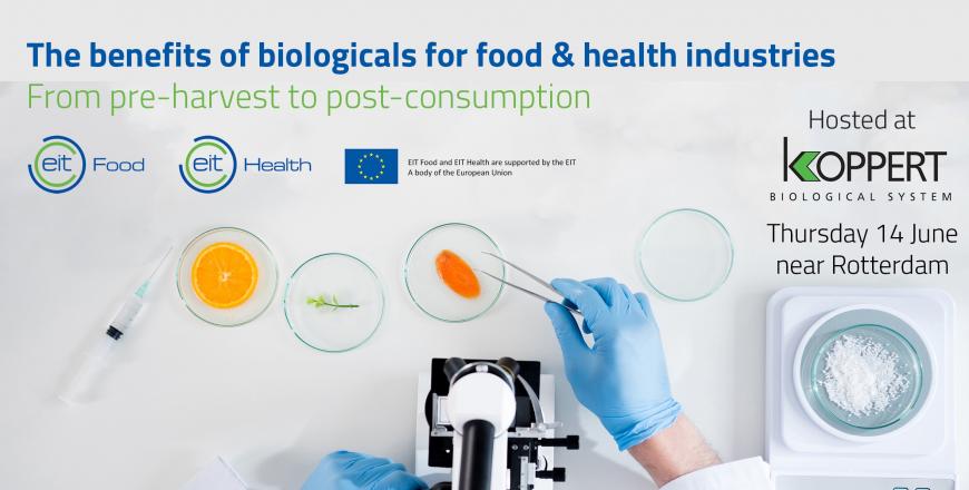 Koppert EIT Health EIT Food work together Koppert EIT Health EIT Food work together