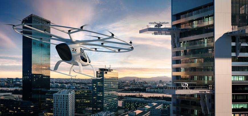Volocopter's fully electric helicopter Volocopter's fully electric helicopter