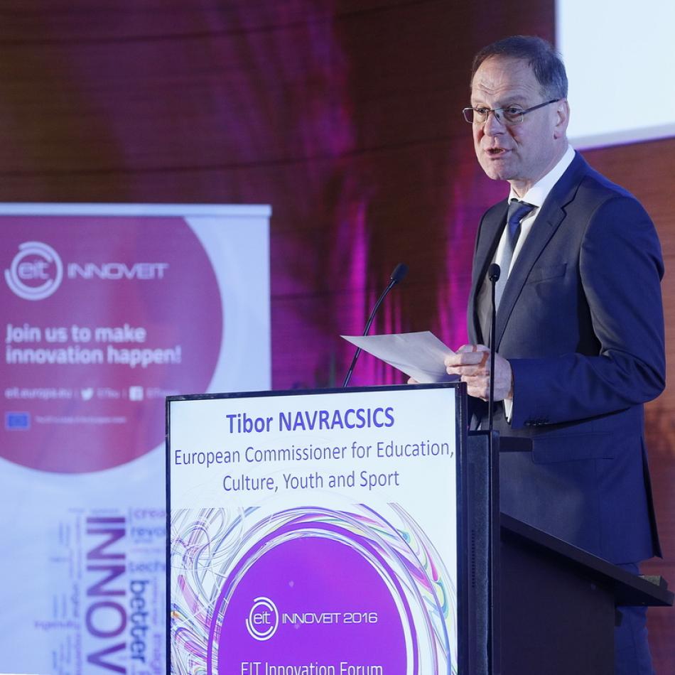 INNOVEIT 2016 - EIT Innovation Forum - Tibor Navracsics, European Commissioner for Education, Culture, Youth and Sport