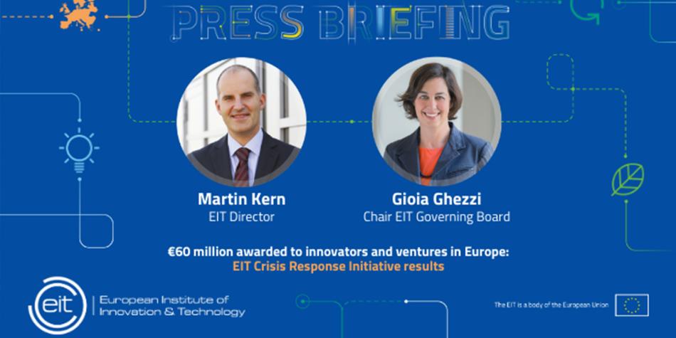 Watch the second EIT Press Briefing: EIT Crisis Response Initiative delivers results