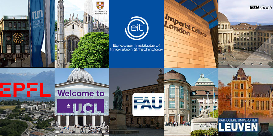 EIT Community partners with nine european top universities 